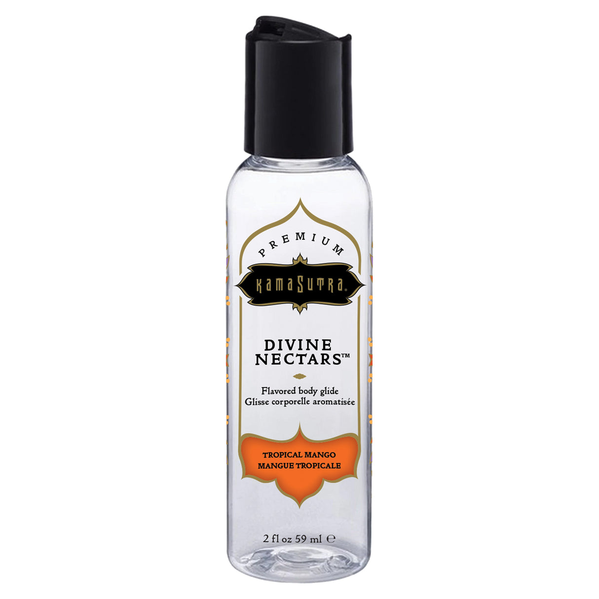 Kama Sutra Divine Nectars Flavored Body Glide — Tropical Mango, 2 fl oz - KS13035