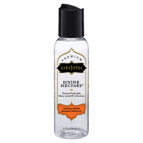 Kama Sutra Divine Nectars Flavored Body Glide — Tropical Mango, 2 fl oz - KS13035
