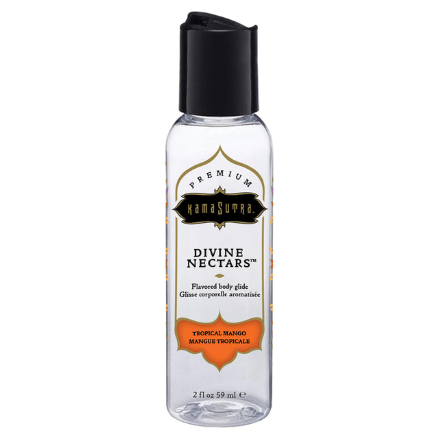 Kama Sutra Divine Nectars Flavored Body Glide — Tropical Mango, 2 fl oz - KS13035