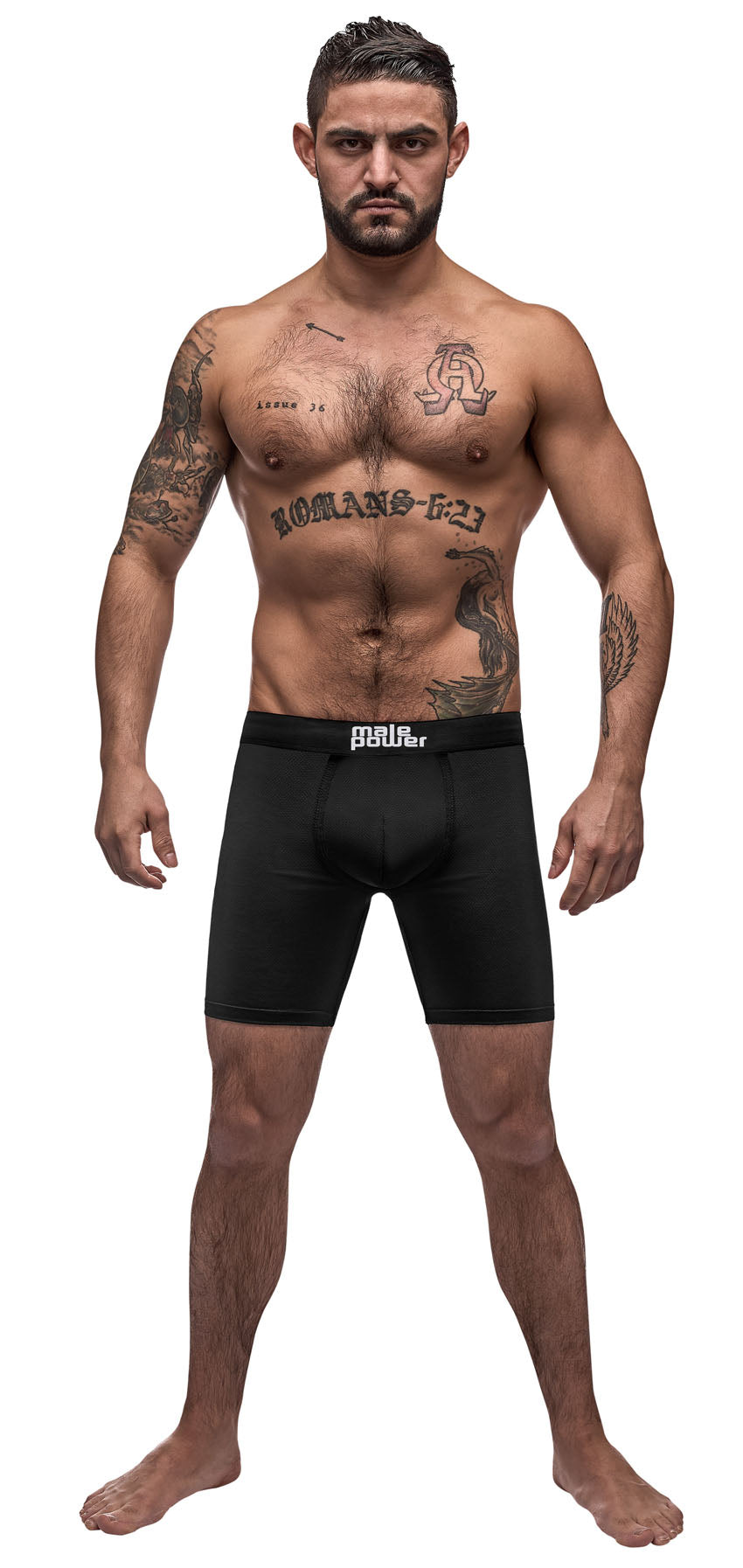 "Black Nite Long Leg Short - Black - Large MP-151255BKLG"