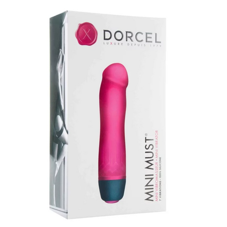 Dorcel Mini Must Magenta Compact Vibrator, 4.92 x 1.10 in - DL0548