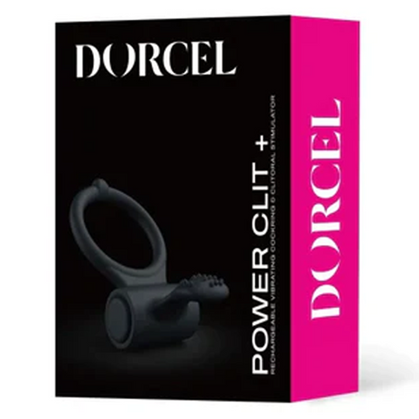 Dorcel Power Clit+ Rechargeable Silicone Clitoral Cock Ring, 7 x 4.3 cm - DL1595