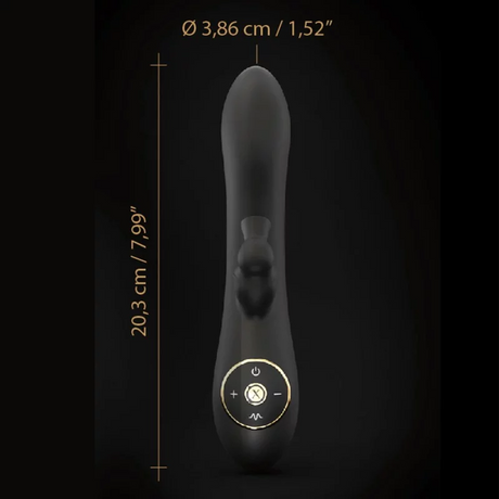 Dorcel Divine Rabbit Rechargeable G-Spot & Clitoral Vibrator, 20.3 cm - DL2141