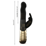 Dorcel Baby Rabbit 2.0 Rechargeable Rabbit Vibrator — Black & Gold - DL2288