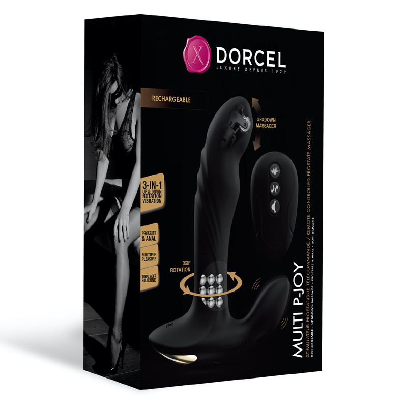 Dorcel Multi P-Joy 3‑Motor Prostate Massager with Remote - DL2660