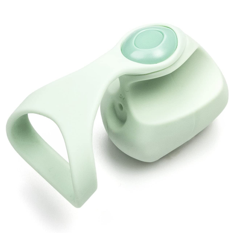 Dame Fin Finger Vibrator — Jade, Medical-Grade Silicone - DM0374