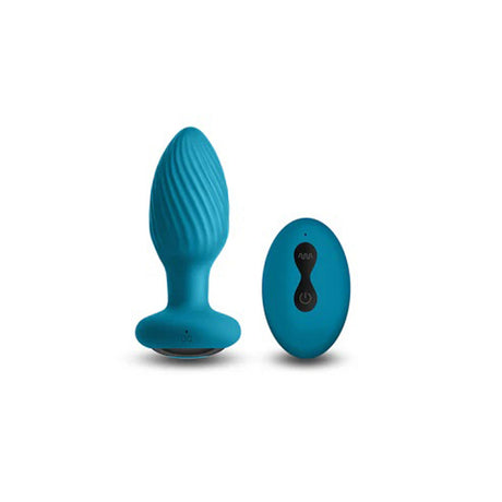 nsnovelties Inya Alpine 2.0 Teal Gyrating Anal Plug - NSN-0558-47