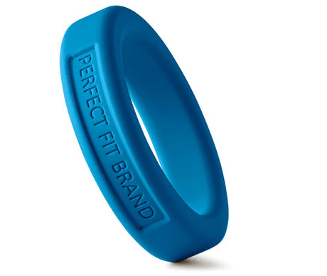 Perfect Fit Hefty Ring 44mm Silicone Penis Ring — Blue - PF-UB-129