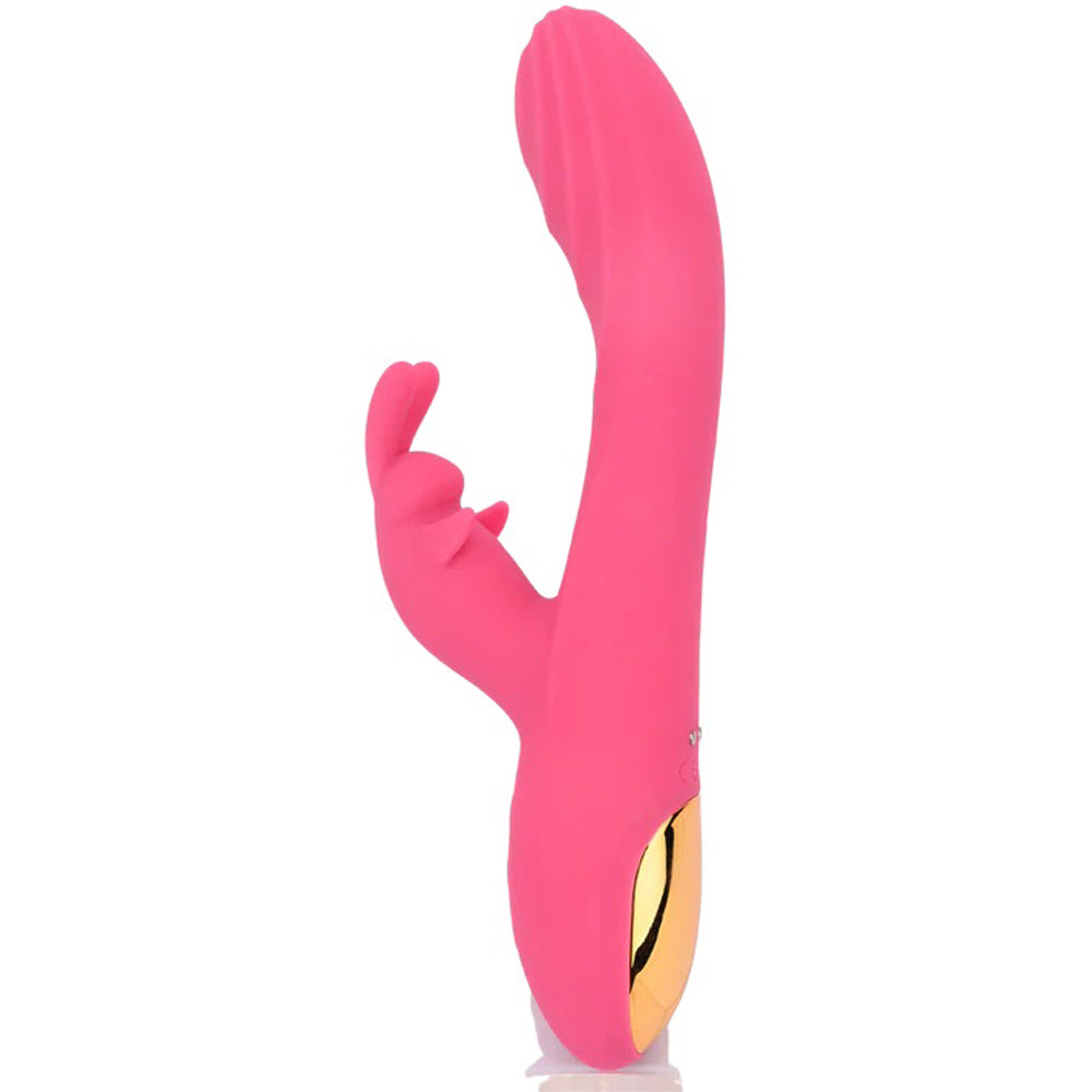Cousins Group GG Rabbit Vibrator — Pink, Dual-Motor USB Rechargeable - CG-GG-001