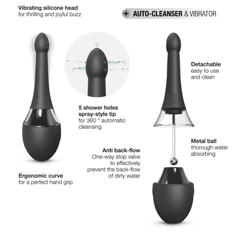 Dorcel Douche Mate Pro Anal Douche & Vibrator - DL2561