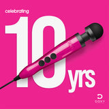 Doxy Die Cast 3 Compact Wand Massager — Hot Pink (Breast Cancer Edition) - DX8415