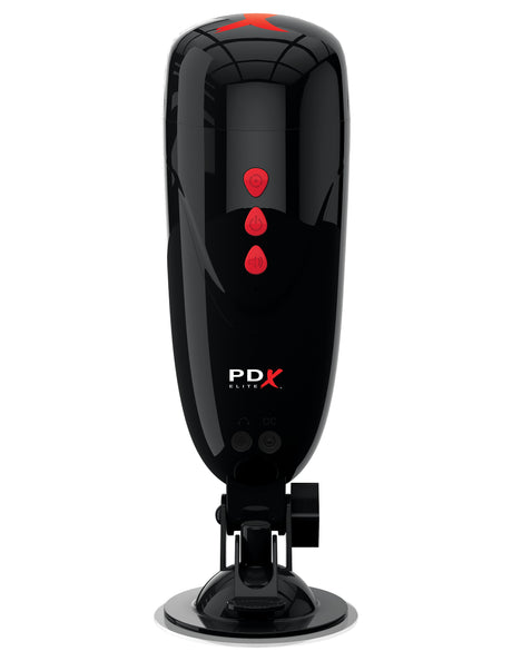 Pipedream PDX Elite Dirty Talk Starter Stroker — Rechargeable Voice & Vibe - PDRD524