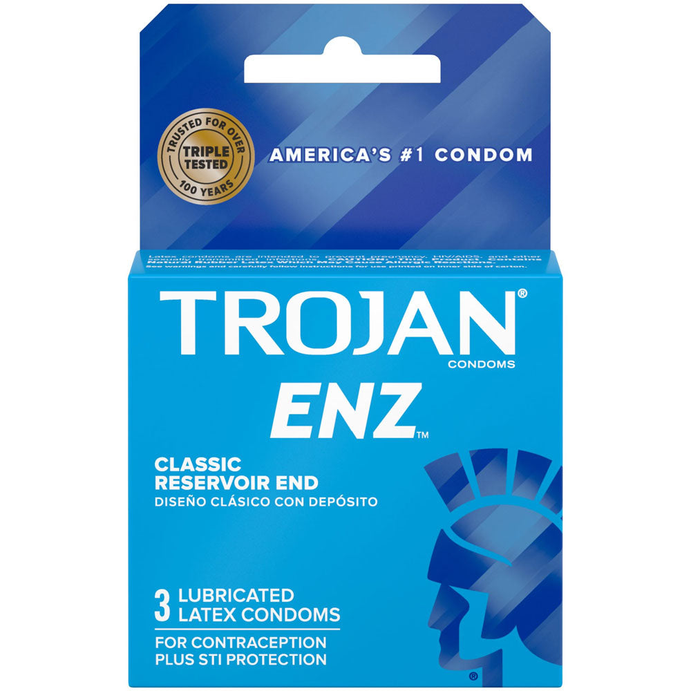 Trojan Enz Lubricated - 3 Pack by Paradise Marketing