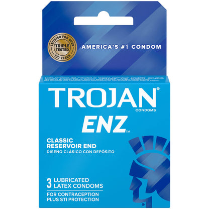 Trojan Enz Lubricated - 3 Pack by Paradise Marketing