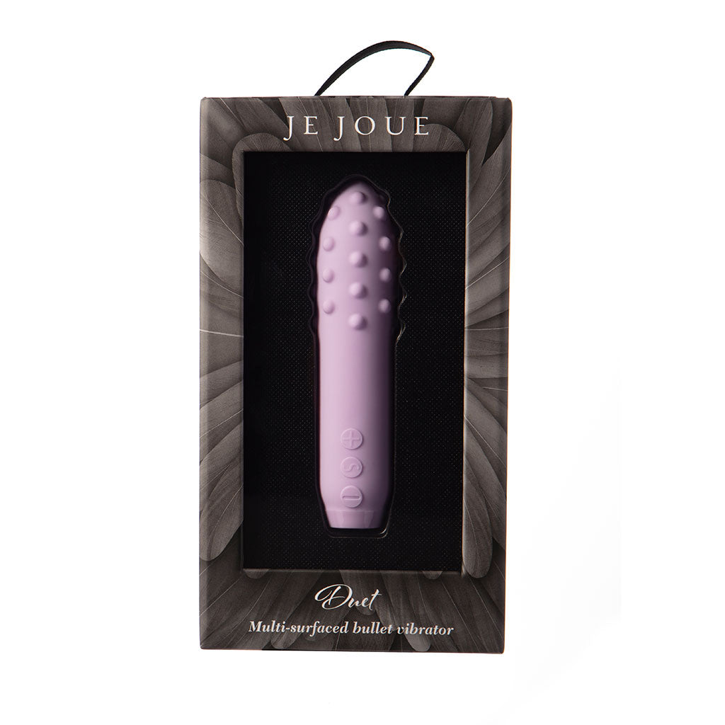 Je Joue Duet Bullet Vibrator, Lilac — Multi‑Surface 115mm - JE935LL