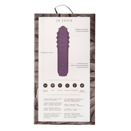 Je Joue Duet Bullet Vibrator — Purple, 115mm - JE935PR