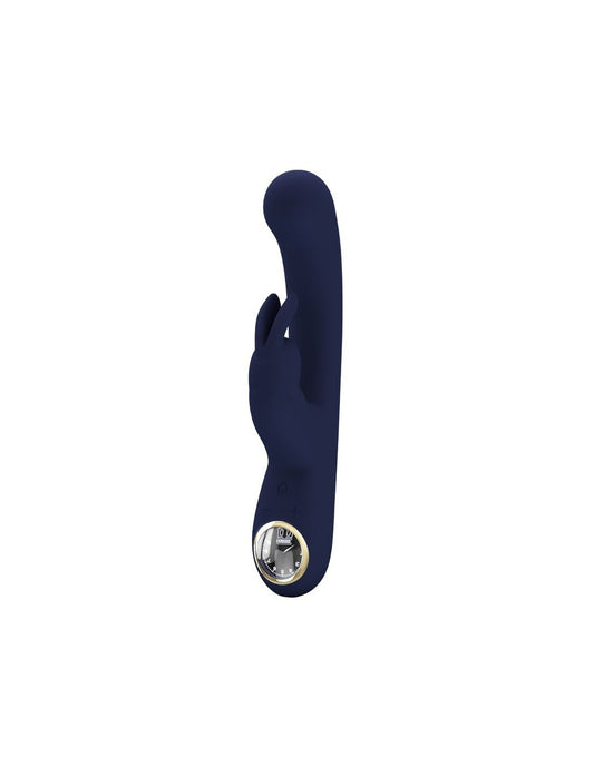 Pretty Love Lamar LED Rabbit Vibrator — Blue, 7.5 in - BW-500004LED-2
