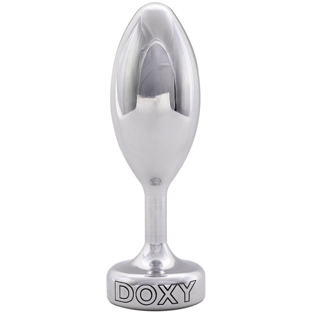 DOXY Smooth Metal Butt Plug — Solid Aluminium, 7cm Insertable - DX1148