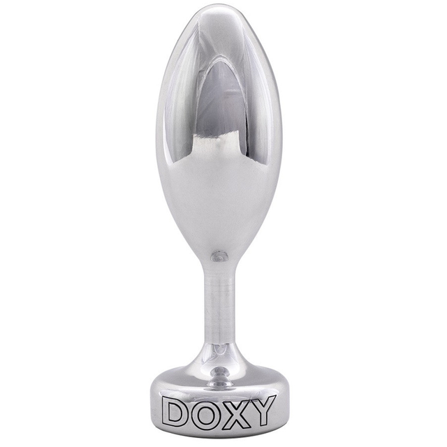 DOXY Smooth Metal Butt Plug — Solid Aluminium, 7cm Insertable - DX1148