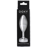 DOXY Smooth Metal Butt Plug — Solid Aluminium, 7cm Insertable - DX1148