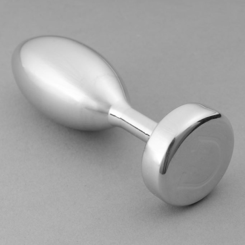 DOXY Smooth Metal Butt Plug — Solid Aluminium, 7cm Insertable - DX1148