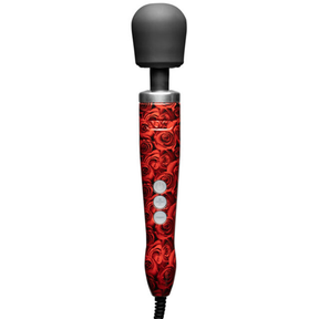 DOXY Die Cast Wand — Roses (37 cm, Weighted Motor) - DX7807