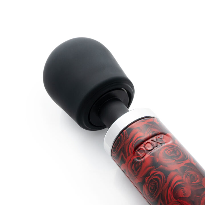 DOXY Die Cast Wand — Roses (37 cm, Weighted Motor) - DX7807