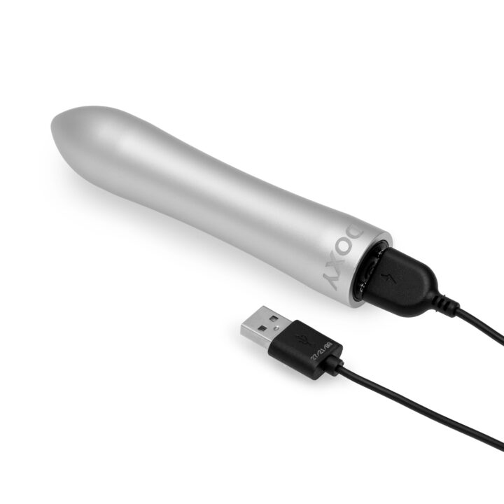 DOXY Bullet — Silver 12 cm Compact Bullet Vibrator - DX7876