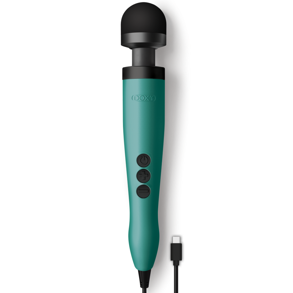 DOXY 3 USB-C Personal Massager - Turquoise Wand - DX8200