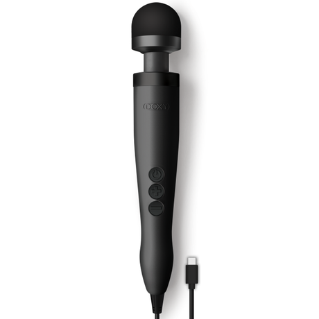 DOXY 3 USB-C Personal Massager - Matte Black, 28cm - DX8217