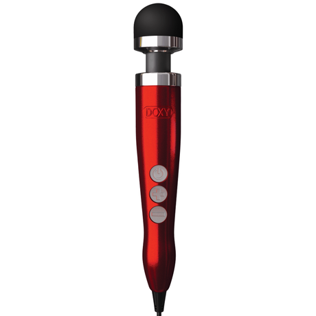 DOXY Die Cast 3 Compact Wand Massager — Candy Red - DX8392