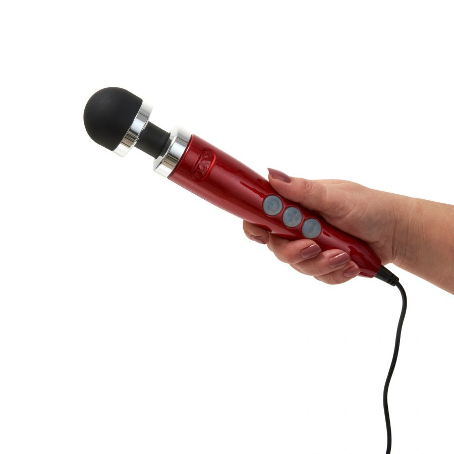 DOXY Die Cast 3 Compact Wand Massager — Candy Red - DX8392