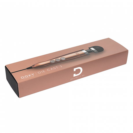 DOXY Die Cast 3 Wand Massager — Rose Gold - DX8460