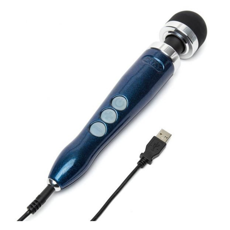 DOXY Die Cast 3R Handheld Vibrator — Blue Flame - DX8521