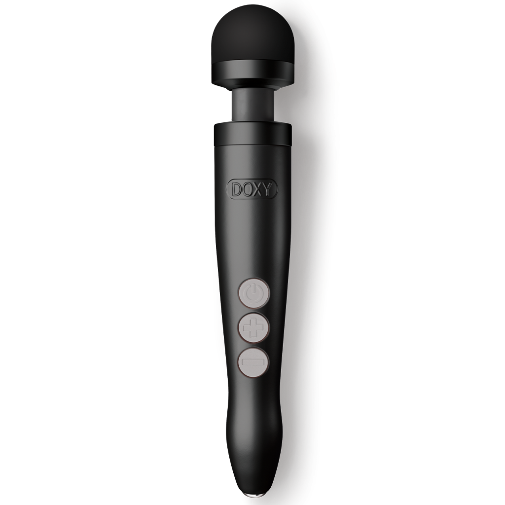 DOXY Die Cast 3R Wand Vibrator — Matte Black, 28 cm - DX8569