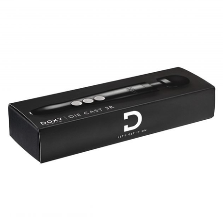 DOXY Die Cast 3R Wand Vibrator — Matte Black, 28 cm - DX8569