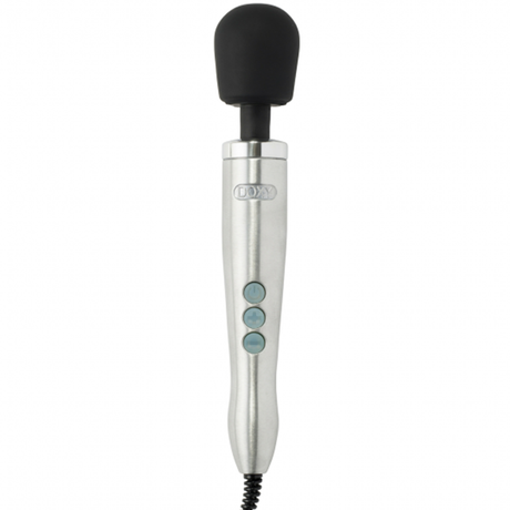 Doxy Die Cast Wand Vibrator — Brushed Metal, 37 cm - DX8971
