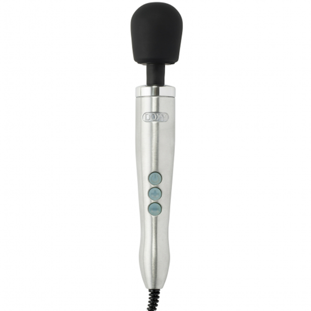 Doxy Die Cast Wand Vibrator — Brushed Metal, 37 cm - DX8971