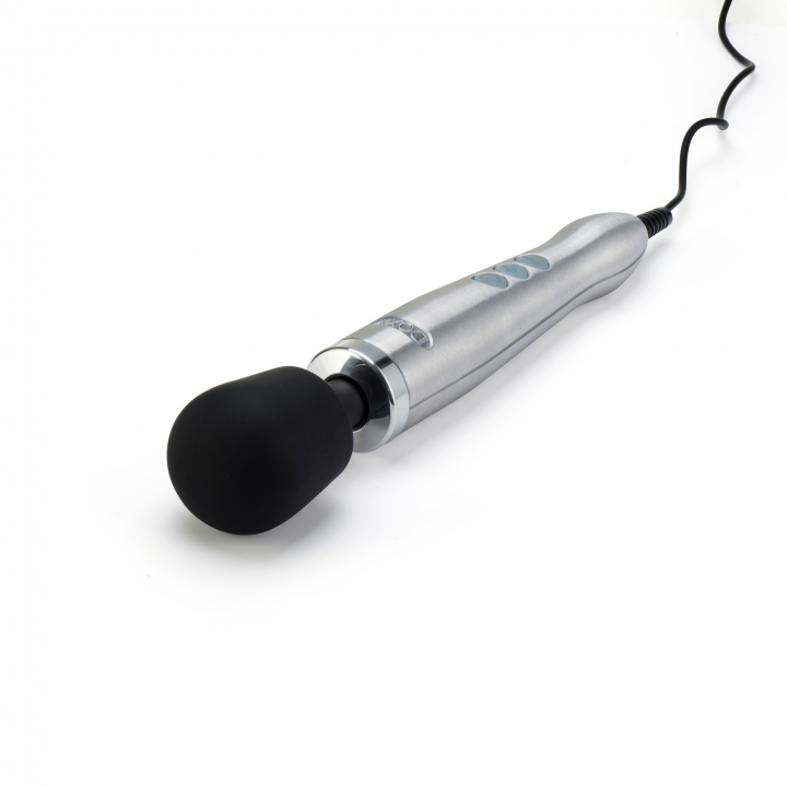 Doxy Die Cast Wand Vibrator — Brushed Metal, 37 cm - DX8971
