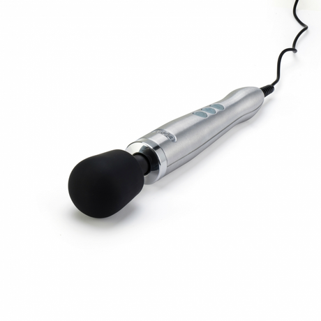 Doxy Die Cast Wand Vibrator — Brushed Metal, 37 cm - DX8971
