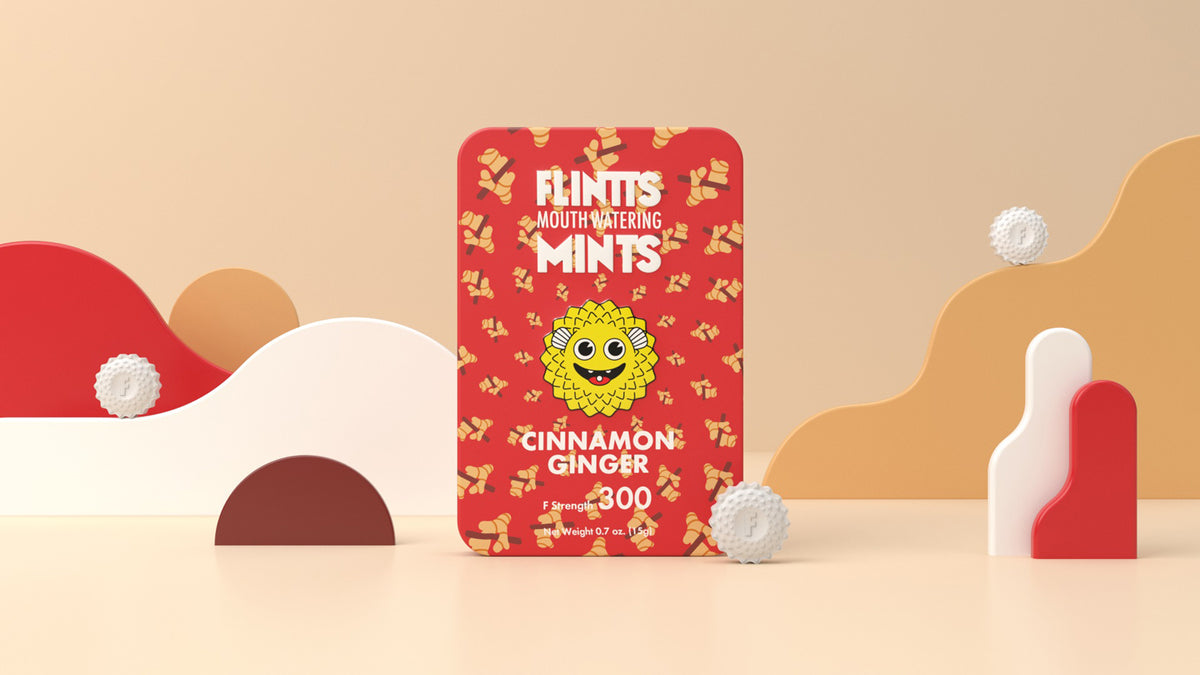 Flintts Mouth Watering Mints Cinnamon Ginger - F-Strength 300