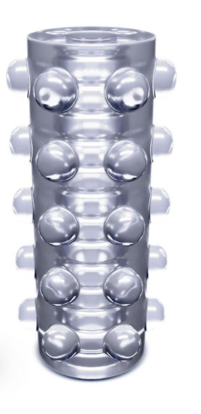 Blush Rize Swich Glow-In-The-Dark Self-Lubricating Stroker — Clear, 5 in - BL-06419