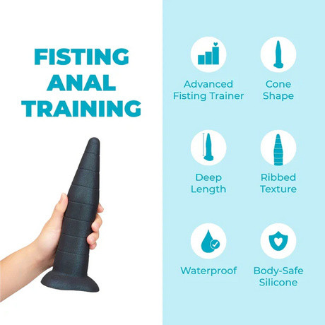 b-Vibe Anal Fisting Trainer, 8.25 in Insertable - BV7841