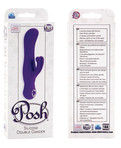 CalExotics Posh Double Dancer Massager, Purple - SE0726403