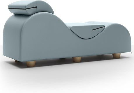 Liberator Esse II Sex Chaise — Sterling Blue Faux Leather - L8254