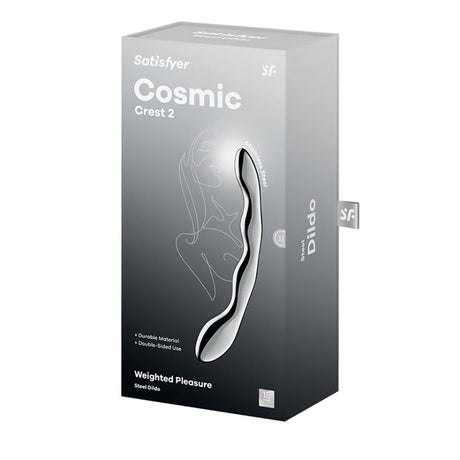Satisfyer Cosmic Crest 2 Stainless Steel Curved G-Spot Dildo - SF6974
