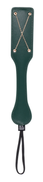 Sportsheets Indica Chain Impressions Paddle — Emerald Green - SS10225