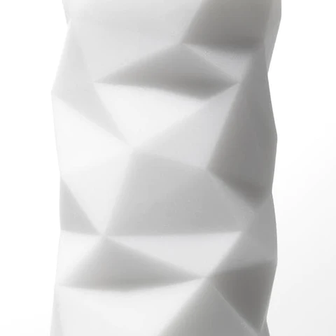 Tenga 3D Polygon Male Masturbator — Textured Reusable Sleeve - TN415