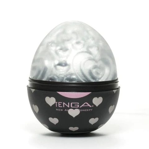 Tenga Egg Lovers Male Masturbator — Single-Use Sleeve in Black & Pink Case - TN221