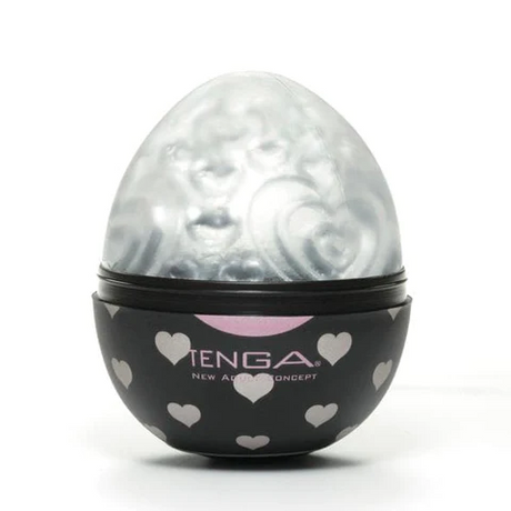Tenga Egg Lovers Male Masturbator — Single-Use Sleeve in Black & Pink Case - TN221
